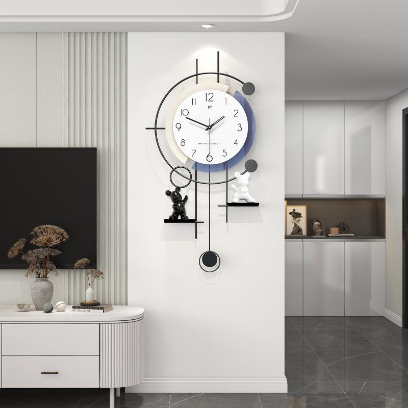 Silent Wall Clock Modern Creative Wall Clocks Dining Room Large Household Hanging Clock Living Room Decoration Accessories