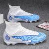 Men's and Women's Shoes Artificial Grass Spikes Football Shoes Men's Same Broken Competition Teen Students Nail Training