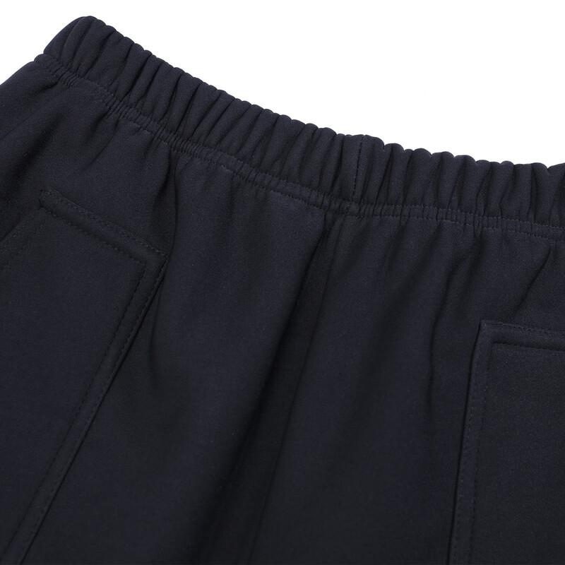 Paosite Fleece-lined Winter Elastic Waist Pants for Mid-aged Women