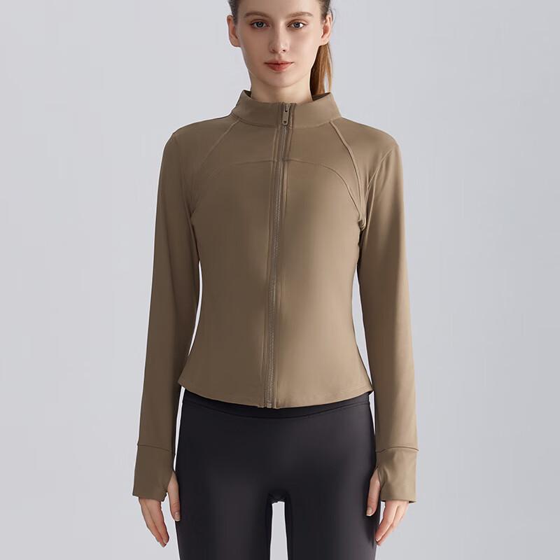 Women s Fashion Stand Collar Zipper Sports Jacket XL