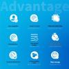 Deli Face and Fingerprint Hybrid Attendance Machine CN plug (adapter included)