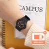 Round Common Black Orange Test Urethane Watch + Battery Exchange Ticket Package