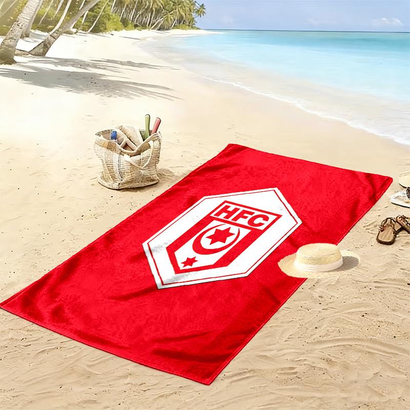 Hallescher FC Print Beach Towel, Large Soft Quick Dry Towel for Beach Camping Swimming