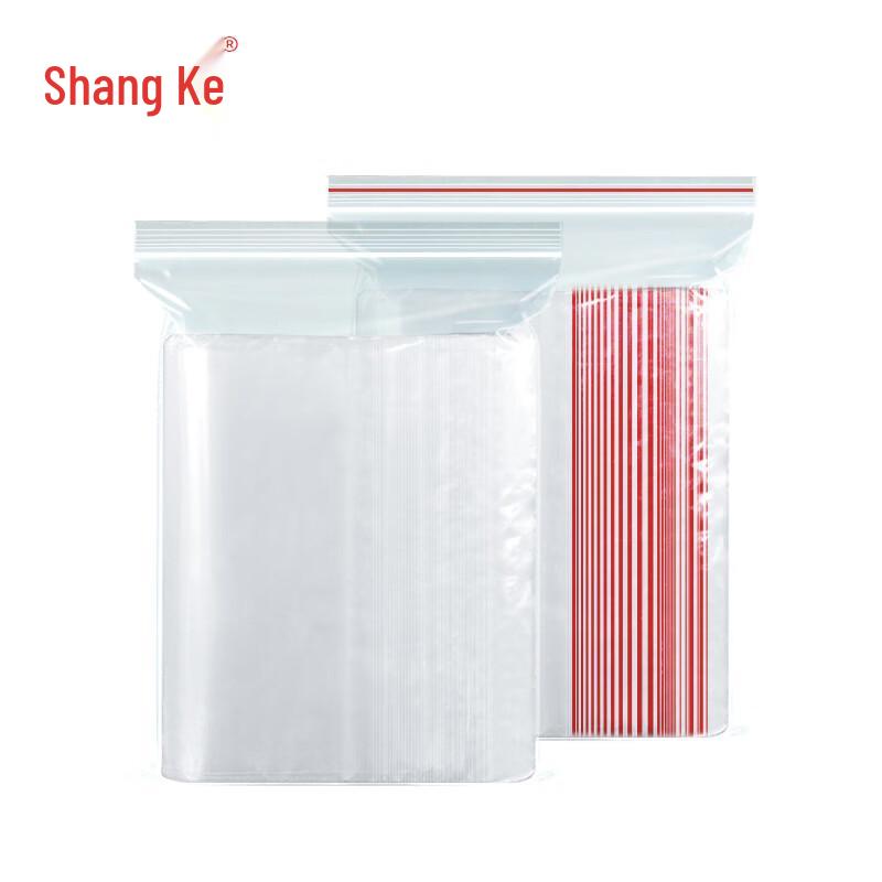 Shangke Transparent PE Self-Sealing Ziplock Bags