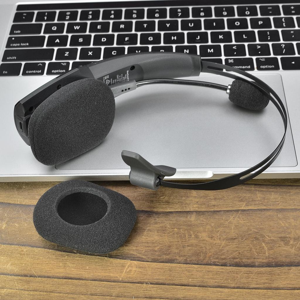 YAYINCC 1 Pair Replacement memory foam Ear Pads Pillow Cushion Cover For Vxi BlueParrott B350-XT B350XT Headset