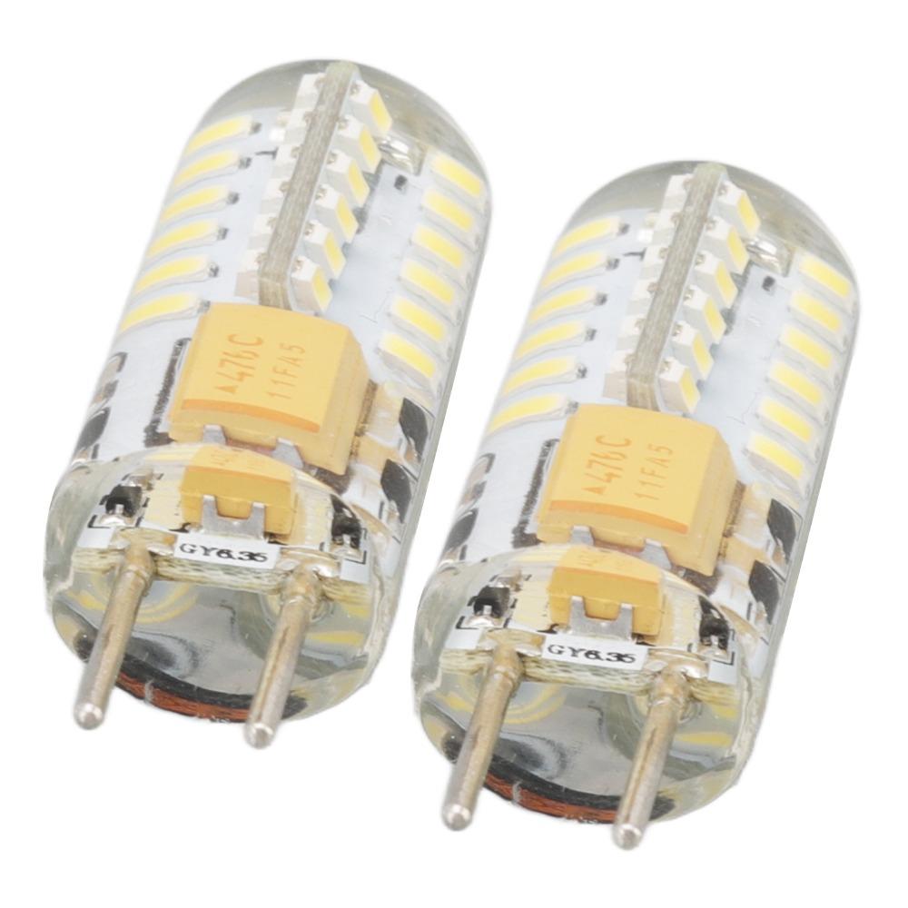 2pcs 12V GY6.35 Bulb 6000K Dimmable LED Bulb Durable LED Corn Bulb  Ceiling Fixture