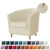 Velvet Tub Cover Chair Jacquard Single Seat Sofa Slipcover 1 Seate Living Room  Furniture Couch Washable Club Armchair Cover
