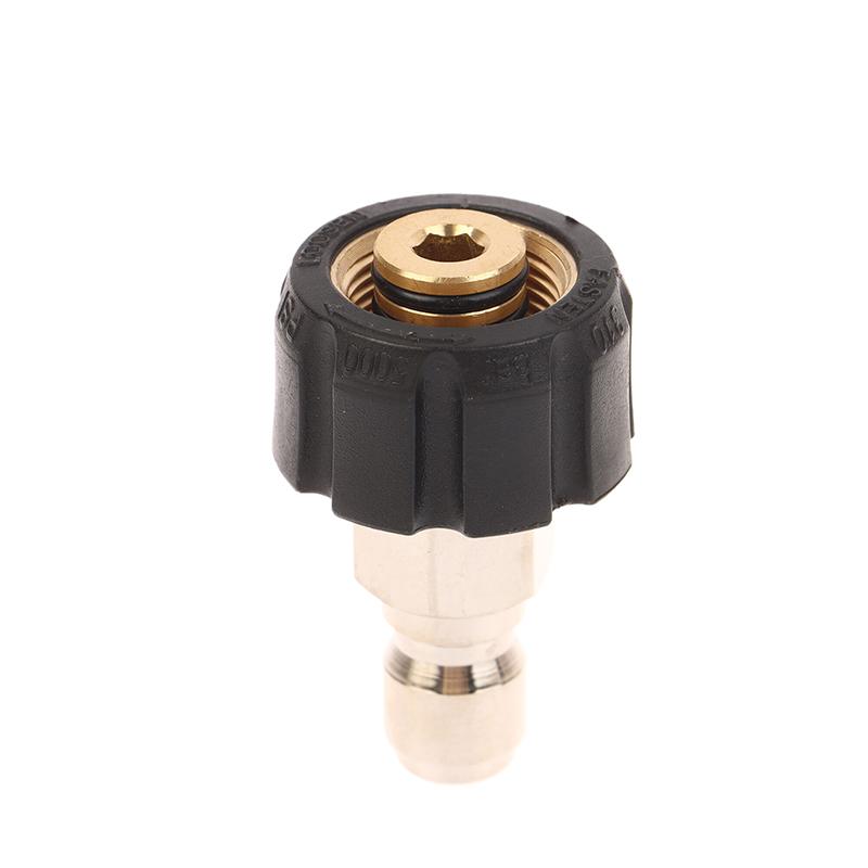 Pressure Washer Adapter Set Couplers Swivel M22-14Mm/15Mm To 1/4 Quick Hitch For High Pressure Wash Gun & Hose