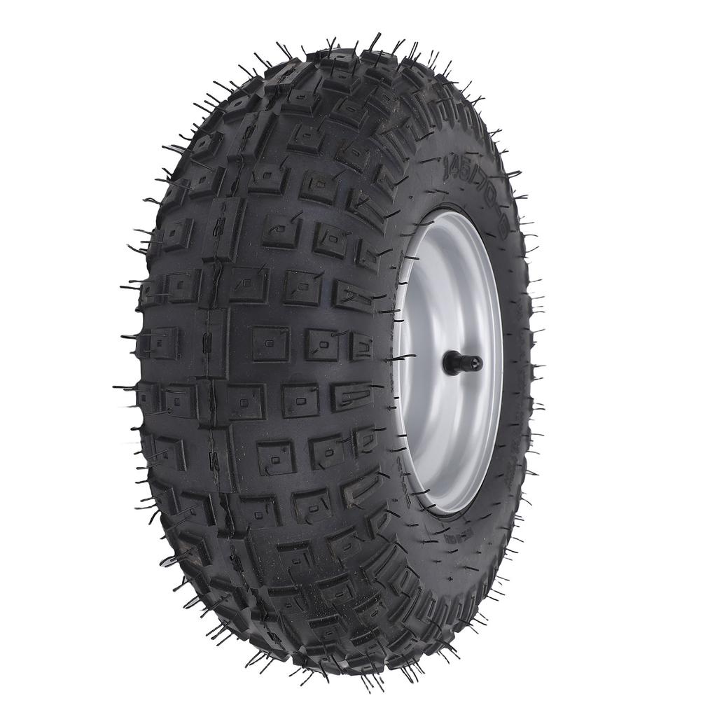 Off Road Wheel 145x70 6 6 Inch 3 Bolts Non Slip Explosion Proof Tire with Hub for Bike ATV Quad Go Kart