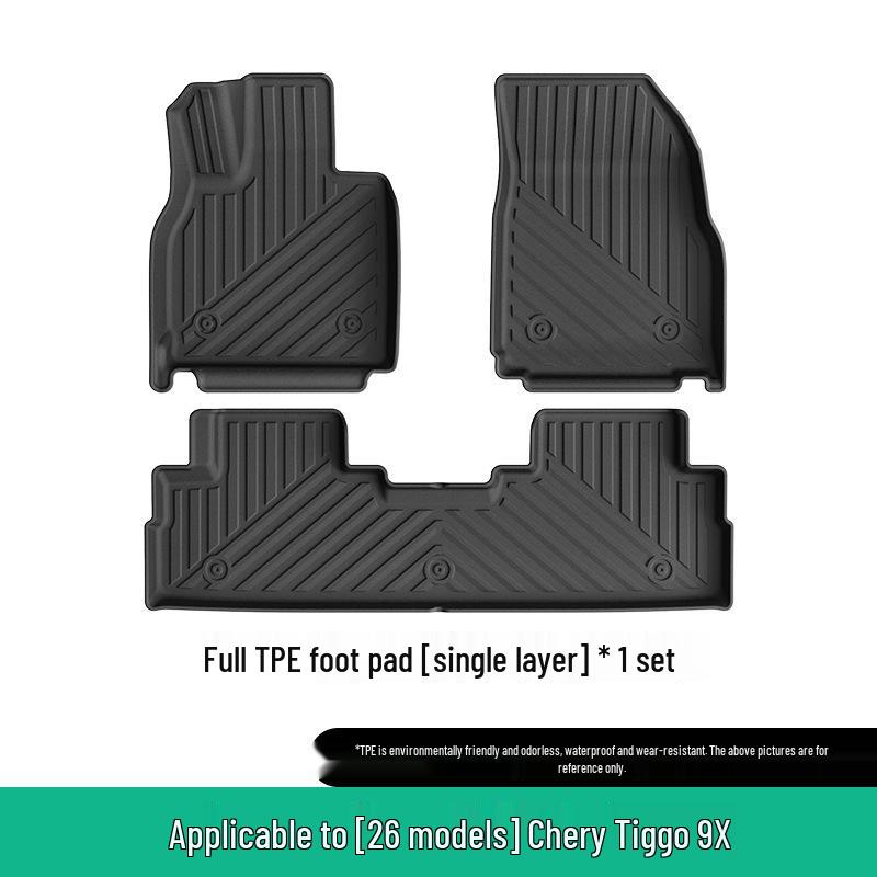 Custom TPE Floor Mats for Chery Tiggo 9X: All-Weather Car & Trunk Protection