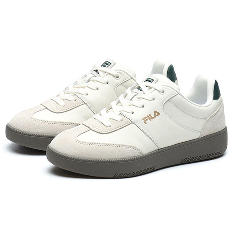 FILA Non-Slip Durable Low-Top Skate Shoes Women sneaker White Green F12W216202FSW