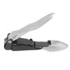 Nail Clipper Men Women Portable Stainless Steel Fingernail Toenail Clipper Cutter with PU Leather Sheath