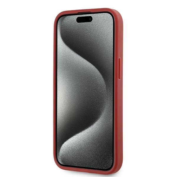 Karl Lagerfeld Klhcp15Spqdsmgr Iphone 15 / 14 / 13 6.1 Czerwony/Red Hardcase Diagonal Quilted Script