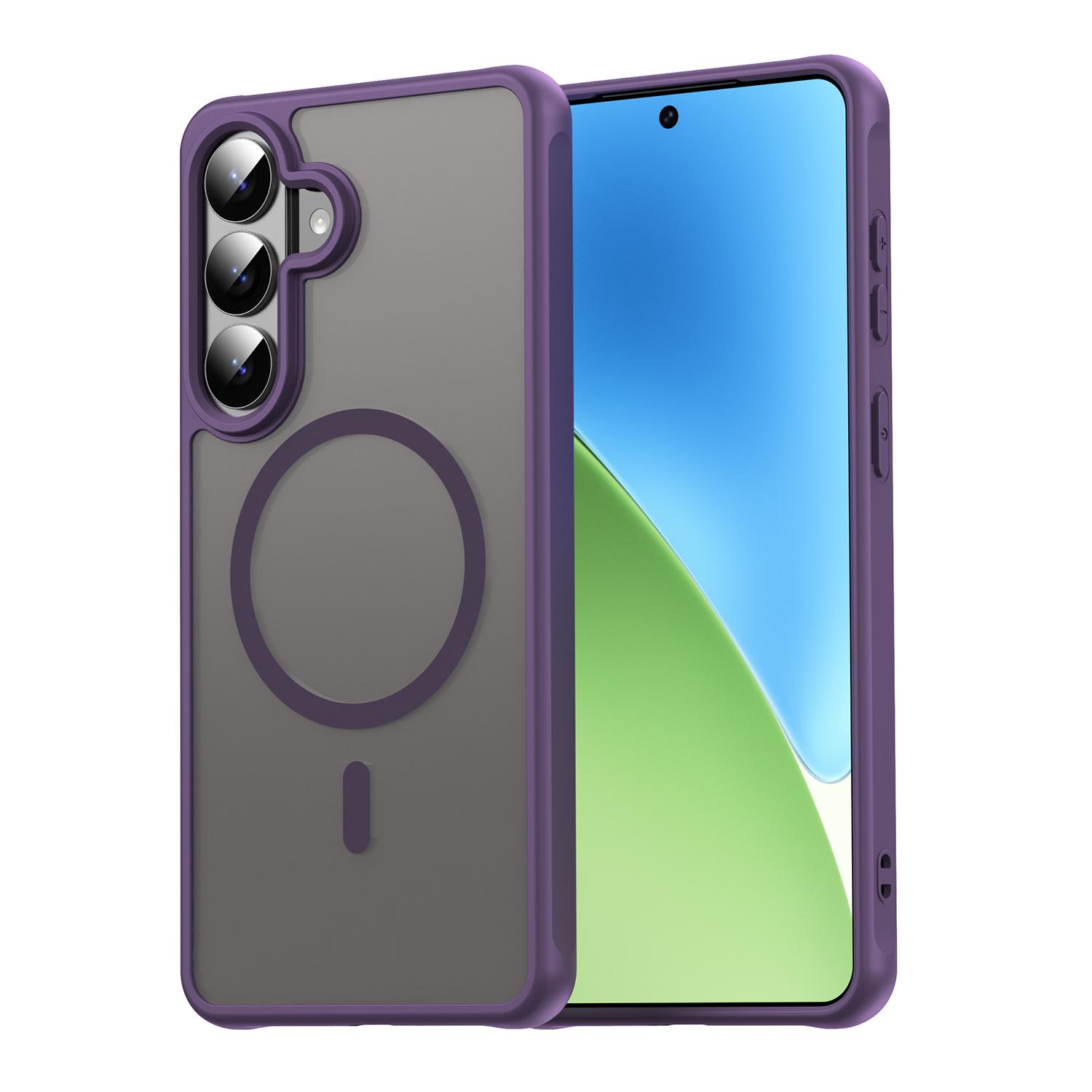 For Samsung Galaxy S26+ Magnetic Case Anti Drop PC + TPU Phone Cover