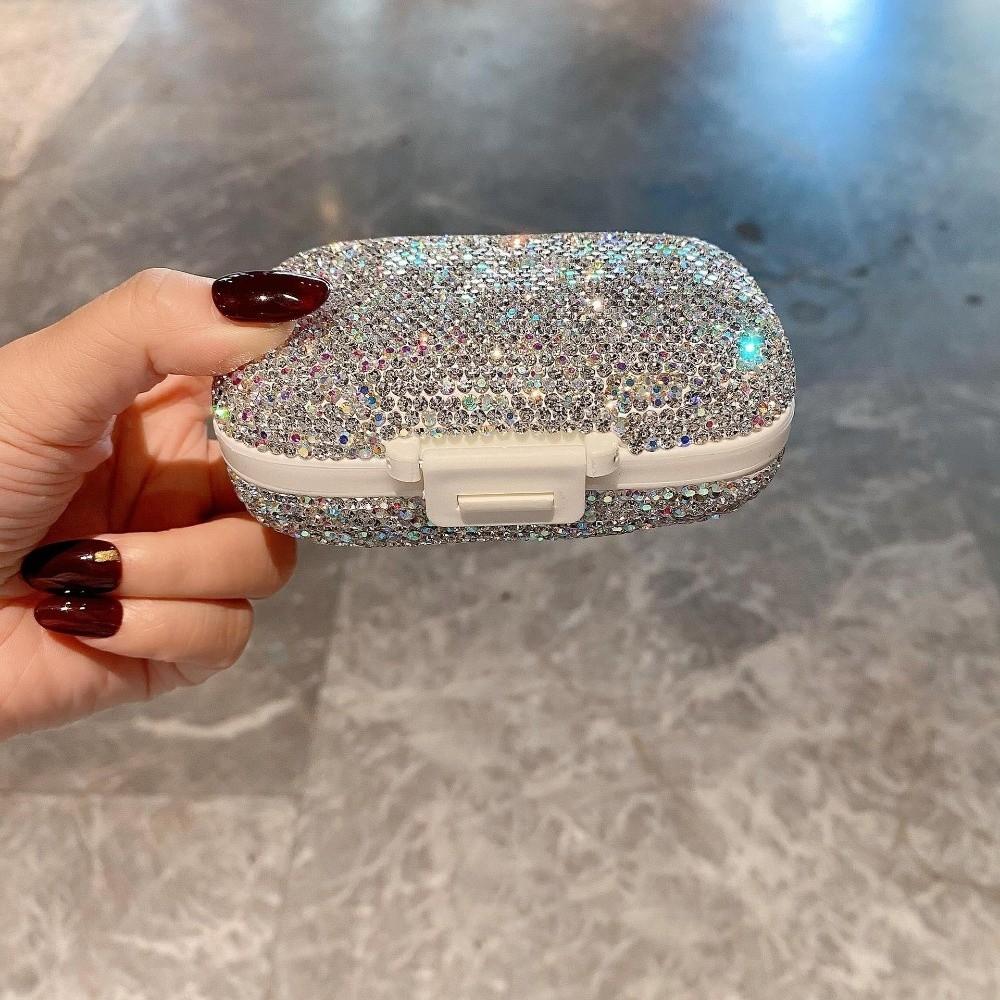 New Portable Pill Case Multi-function with 8 Compartments Pill Organizer Waterproof Medicine Dispenser
