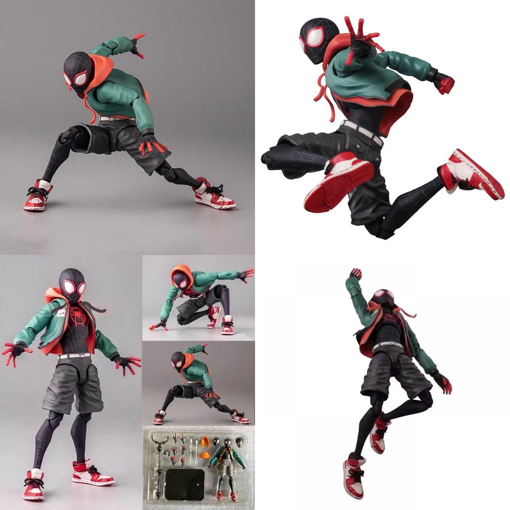 Marvel Shf Spider-man Paralelní vesmír 2 Miles PVC Akční figurka Model Velkoobchod/Dropshipping