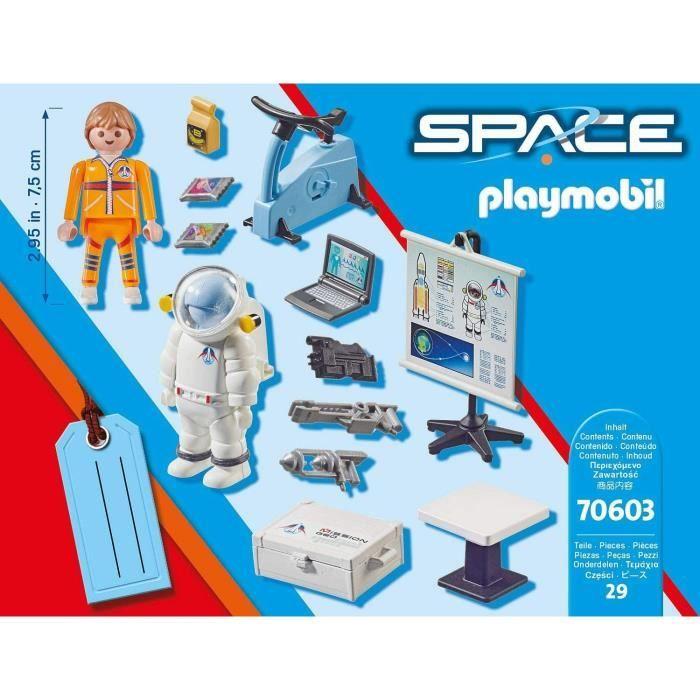 Figurine miniature - PLAYMOBIL - 70603 - Space - Entraînement des astronautes - Coffret cadeau