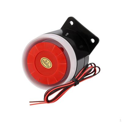 120dB Mini Powerful Alarm Horn, Commercial Alarm, 12V/24V/220V, Security Warning Wiring DC12V