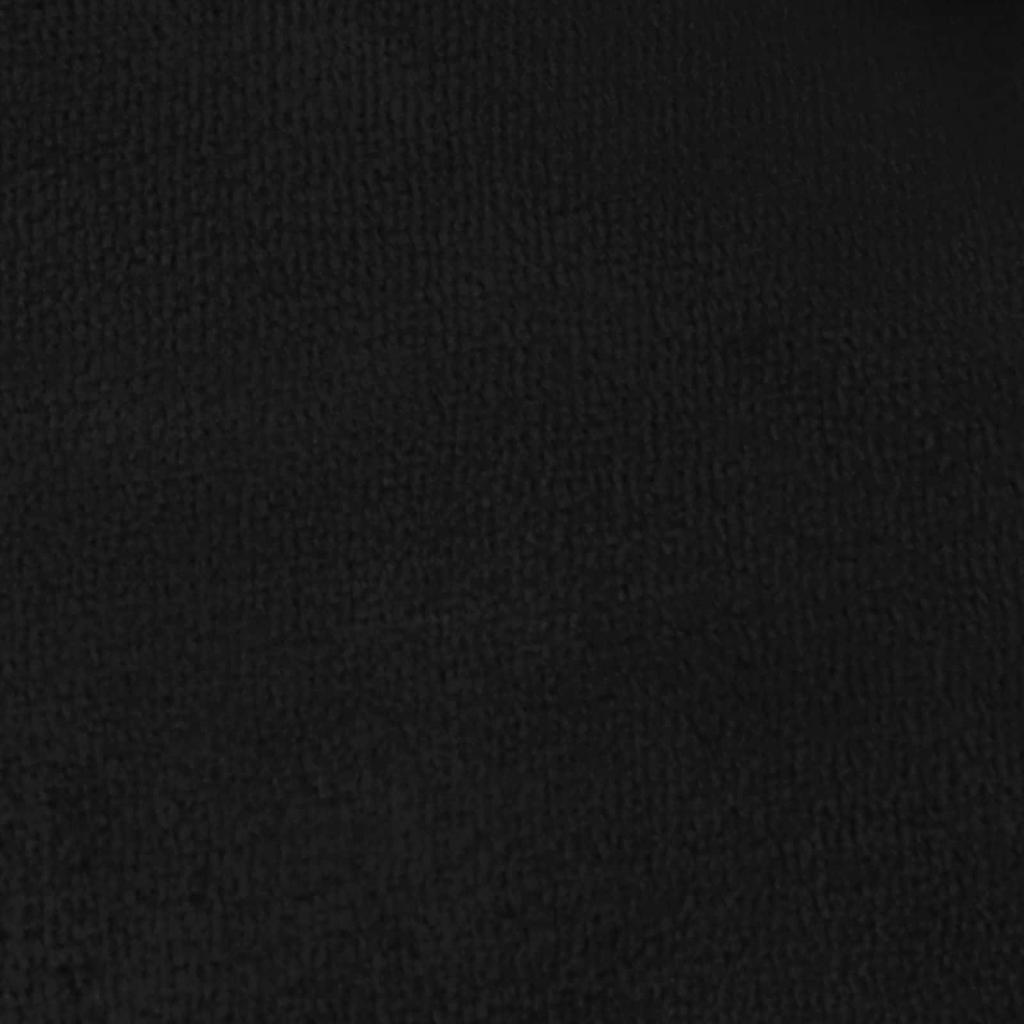 Throw Blanket Black 130 X 150 Cm Fleece