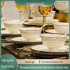 Zebian Light Luxury Bone China Dinnerware Set