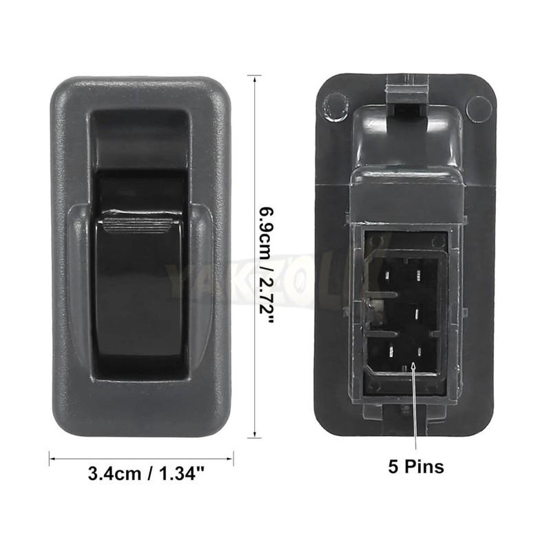 For Mitsubishi Montero Pajero 1990 - 2003 Left Hand Driver Power Master Passenger Window Control Switch Button MR753373 MR731813