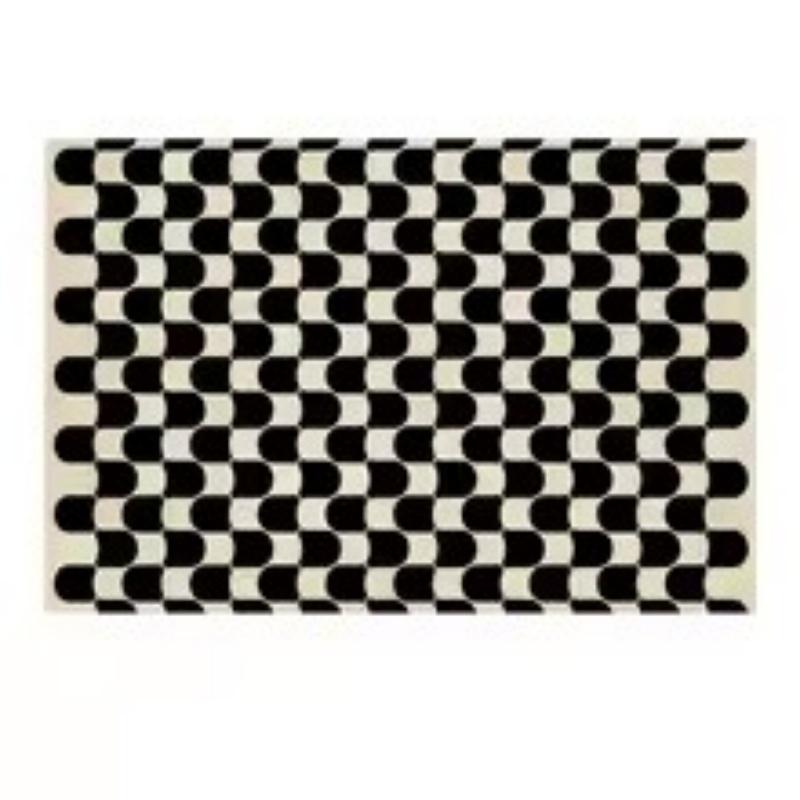 Französische Retro-Teppiche für Schlafzimmer Schachbrett Wohnzimmer Dekoration Teppich Ins Wind Plaid Bettvorleger Große Fläche Plüschteppich