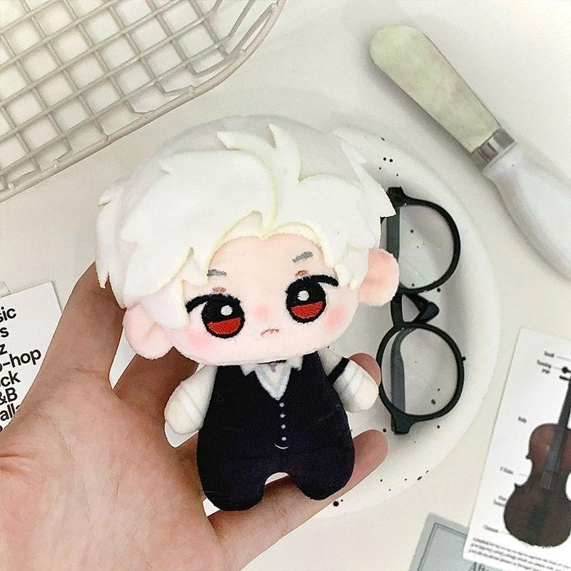 10cm Game Love and Deepspace Sylus Kawaii Cosplay Knapsack Anime Cotton Doll Cartoon Mini Plushies Toy Figures Keychain Gifts