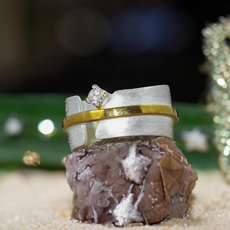 Nádherné Luxusní Prsteny pro Ženy Svatba Zásnubní Doplňky Unikátní Dámský Prsten Módní Šperky Dárky