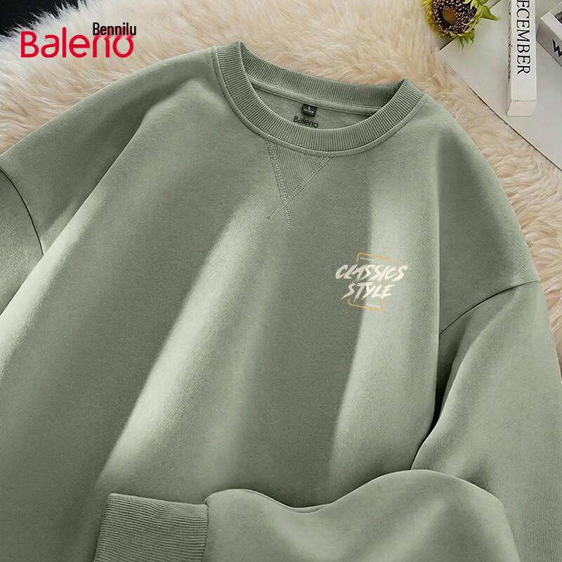 

Baleno Men s Loose Fit Graphic Pullover Hoodie M