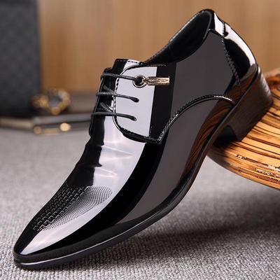 Pantofi de nuntă pentru bărbați, piele din microfibră, formali, de afaceri, cu vârf ascuțit, pentru bărbați, pantofi de rochie, pantofi oxford pentru bărbați, plus mărimea 38-47