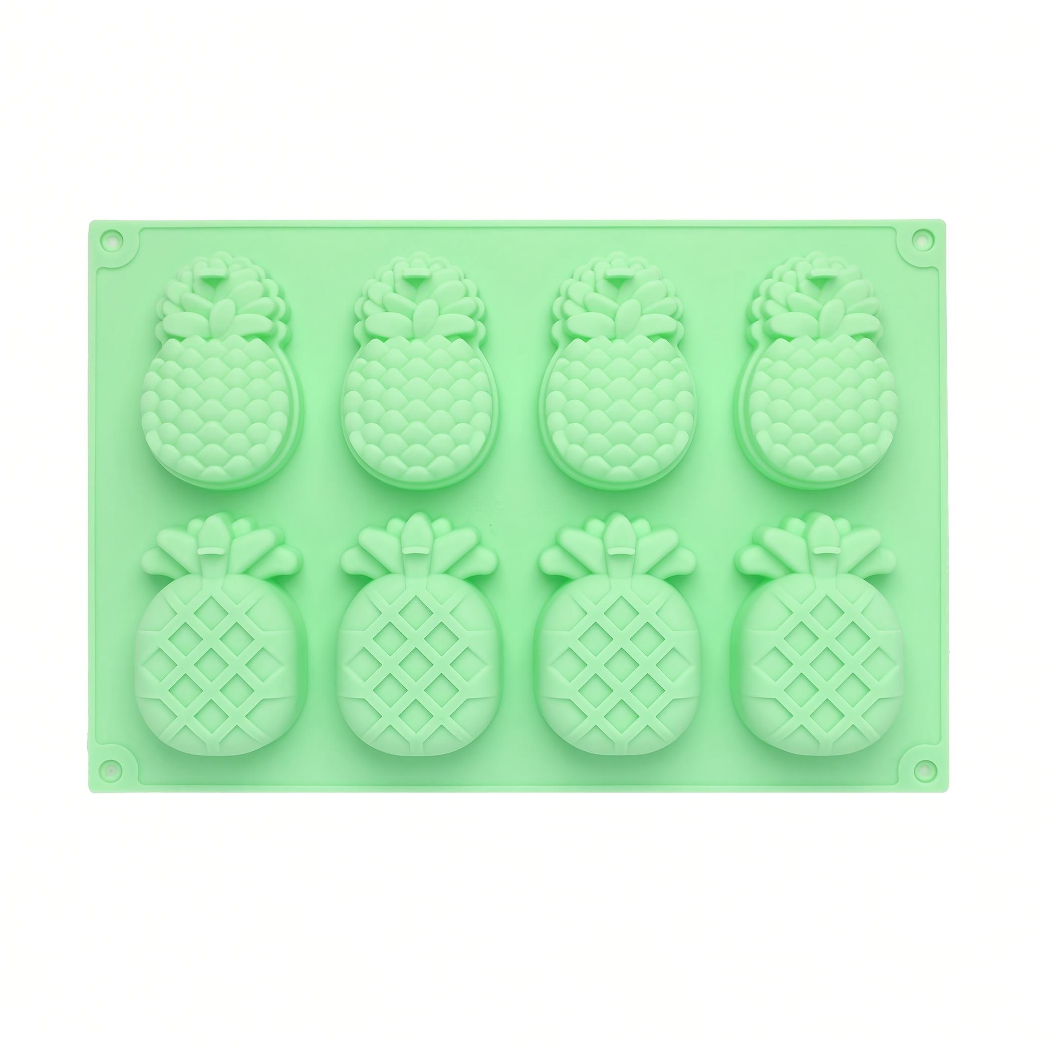 

8 Cavity Silicone Molds Pineapples,Funny Pineapple for Ice Cube Trays,Chocolate Candy,Cake Decoration mooncake mold cake molds
