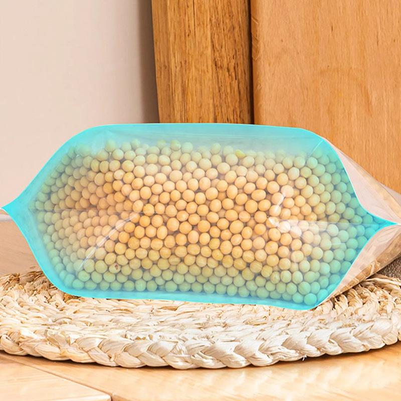 Lebensmittelechte Getreidelagerbeutel mit luftdichtem Verschluss