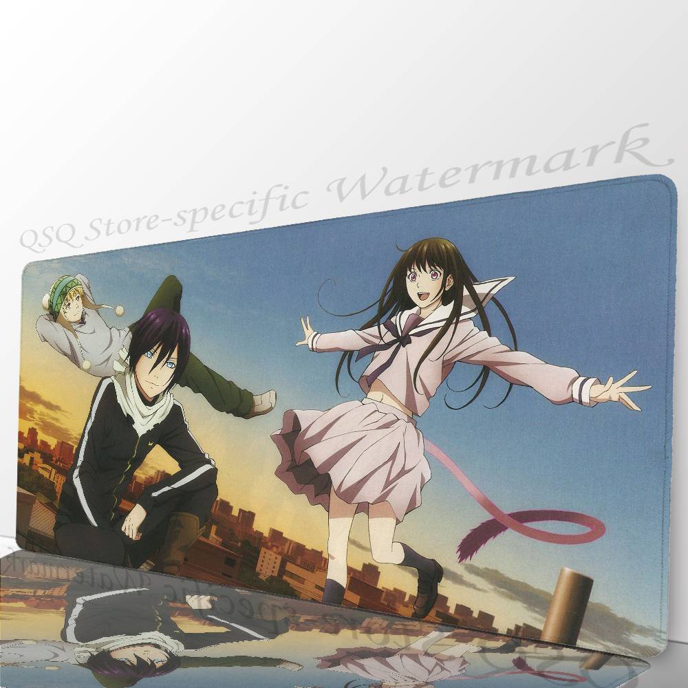 Anime N-Noragami Mousepad Non-slip Suitable For Office Computers Laptops E-sports Game Desk Mats XXL Keyboard