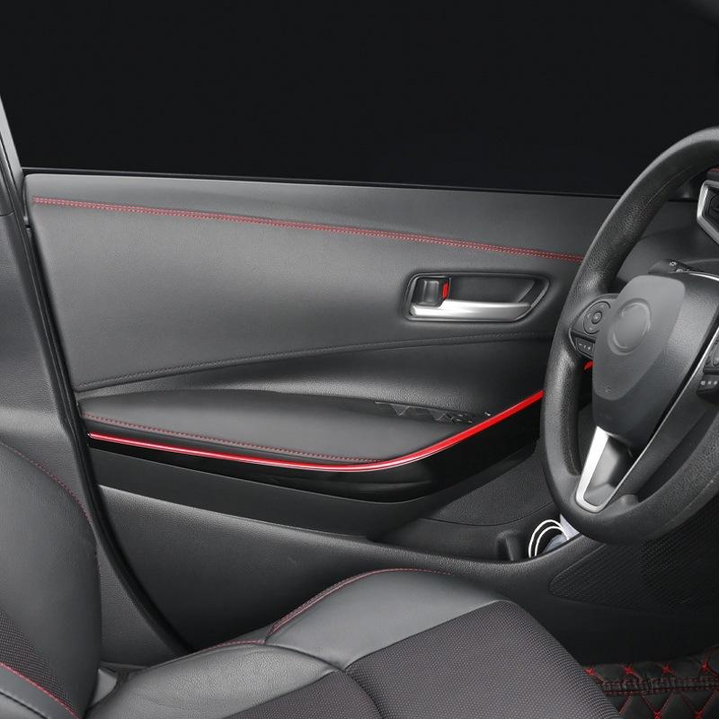 Linea decorativa per fessure interne, Striscia decorativa in pelle autoadesiva fai-da-te, Linea decorativa per console centrale, Modifica interna