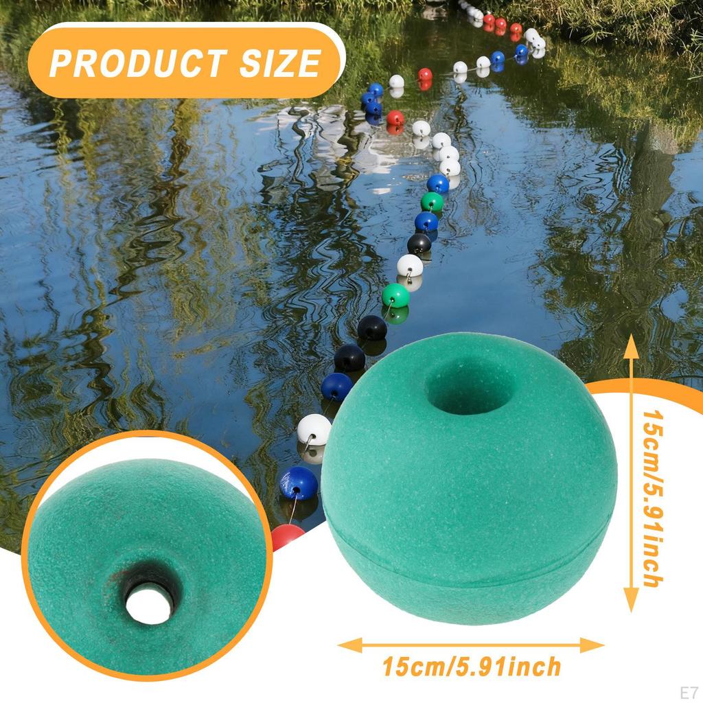 Seil Schwimmkörper Bootsanker Boje 15 cm Marine Kajak Angeln Markierung für Krabbenfang Spur