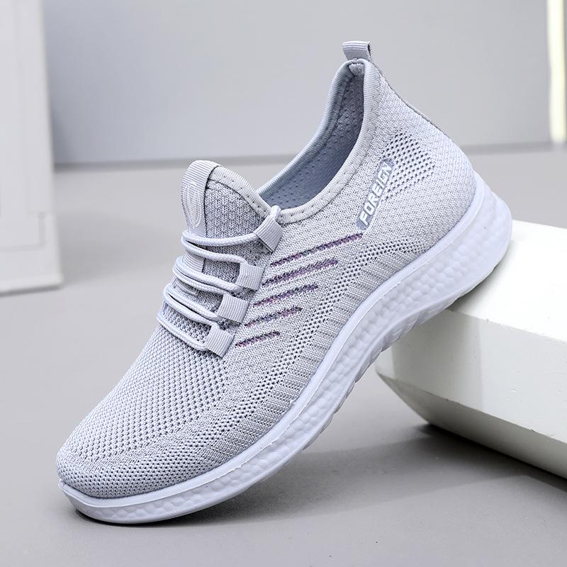 2025 spring new walking women's shoes female mother women's shoes breathable versatile casual foreign trade shoes