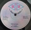 12inch Record BILL CAMPBELL  Nice  Easy BBD133 BB Records UK Reggae Ska  Dub Used