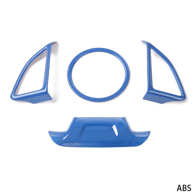 SHINEKA Interior Mouldings For Chevrolet Camaro 2017 Up Car Steering Wheel Decoration Cover Trim Sticker Accessories Car