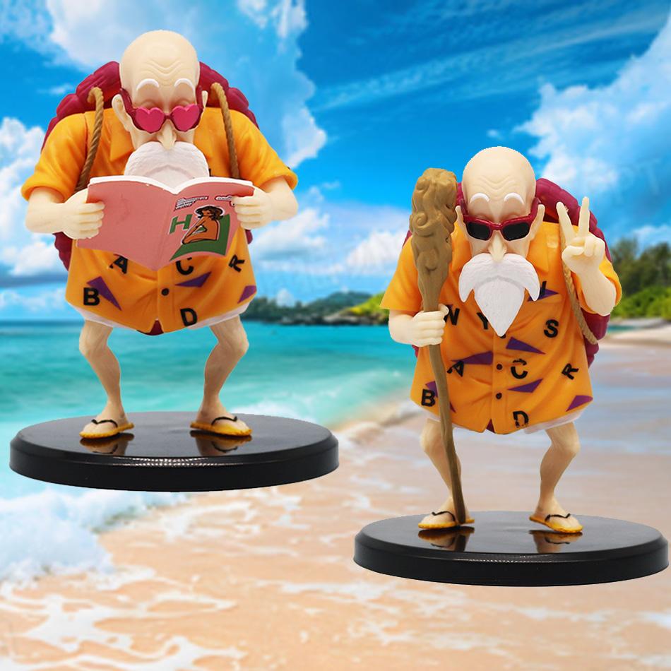 Dragon Ball Z Master Roshi Kame Sennin Action Figure PVC Biye Gesture Lecherous Anime Collectible Decoration Toy Gift