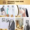 Homlly Tonii Stainless Steel Wall Hook Hangers (X4PCS)