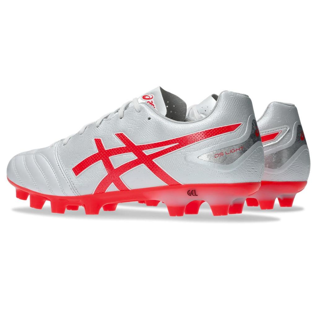 Asics DS LIGHT PRO 1103A110 Soccer Unisex Size 104 3E Shoes, Adult, (White/Flash Red), 26.5 Cm,