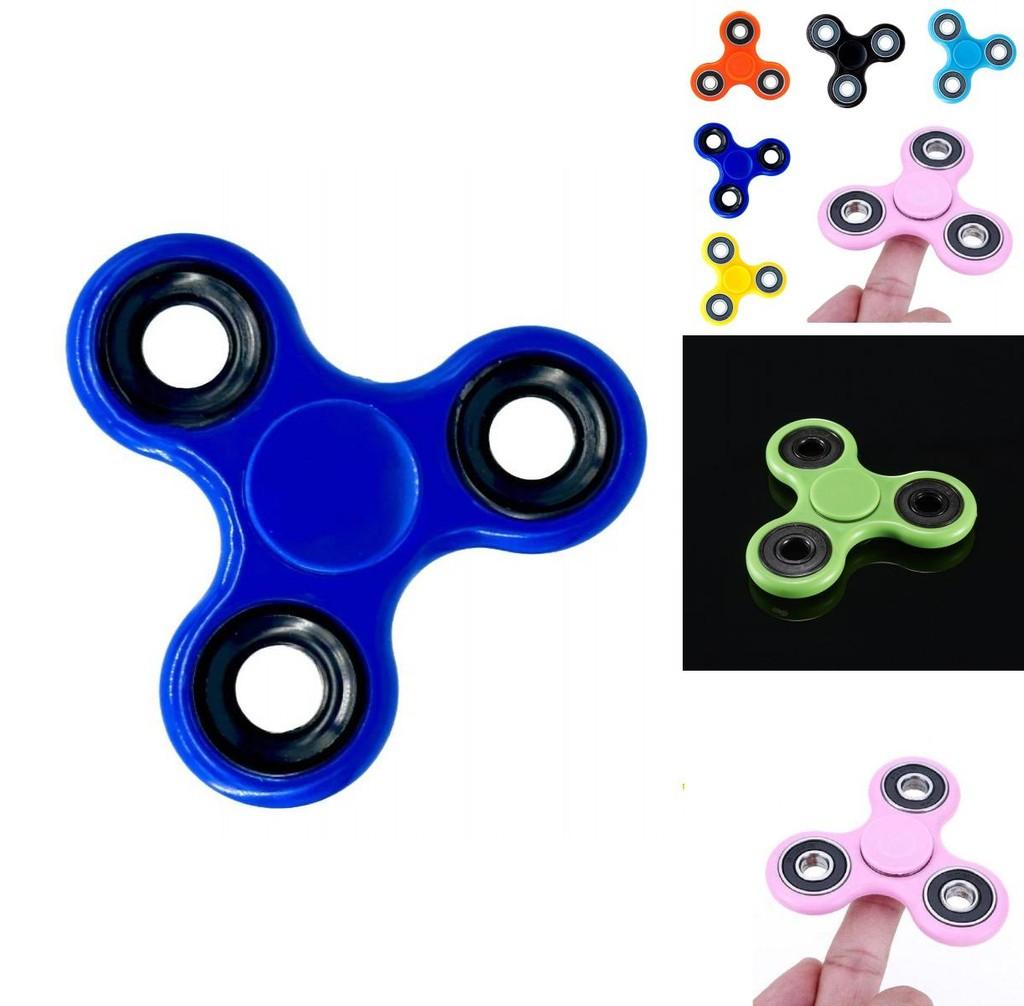 Elegant Wood Hand Spinner Tri Fidget Ceramic Ball Desk Toy For Stress Relief