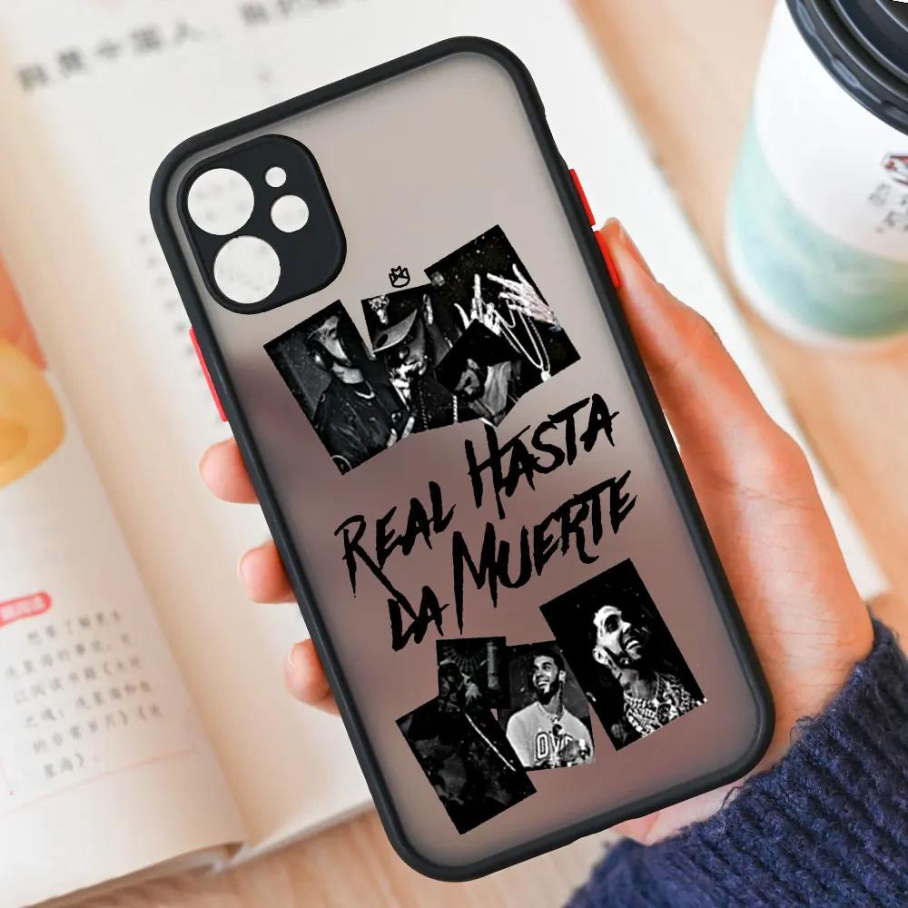 

Anuel AA Real Hasta La Muerte Phone Case For iPhone 11 12 13 14 15 16 Pro Max Mini X XR XS SE 7 8 Plus Shockproof Cover Fundas iPhone 11 Pro