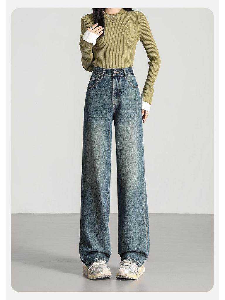 Summer Lyocell Distressed High Waist Slim Jeans