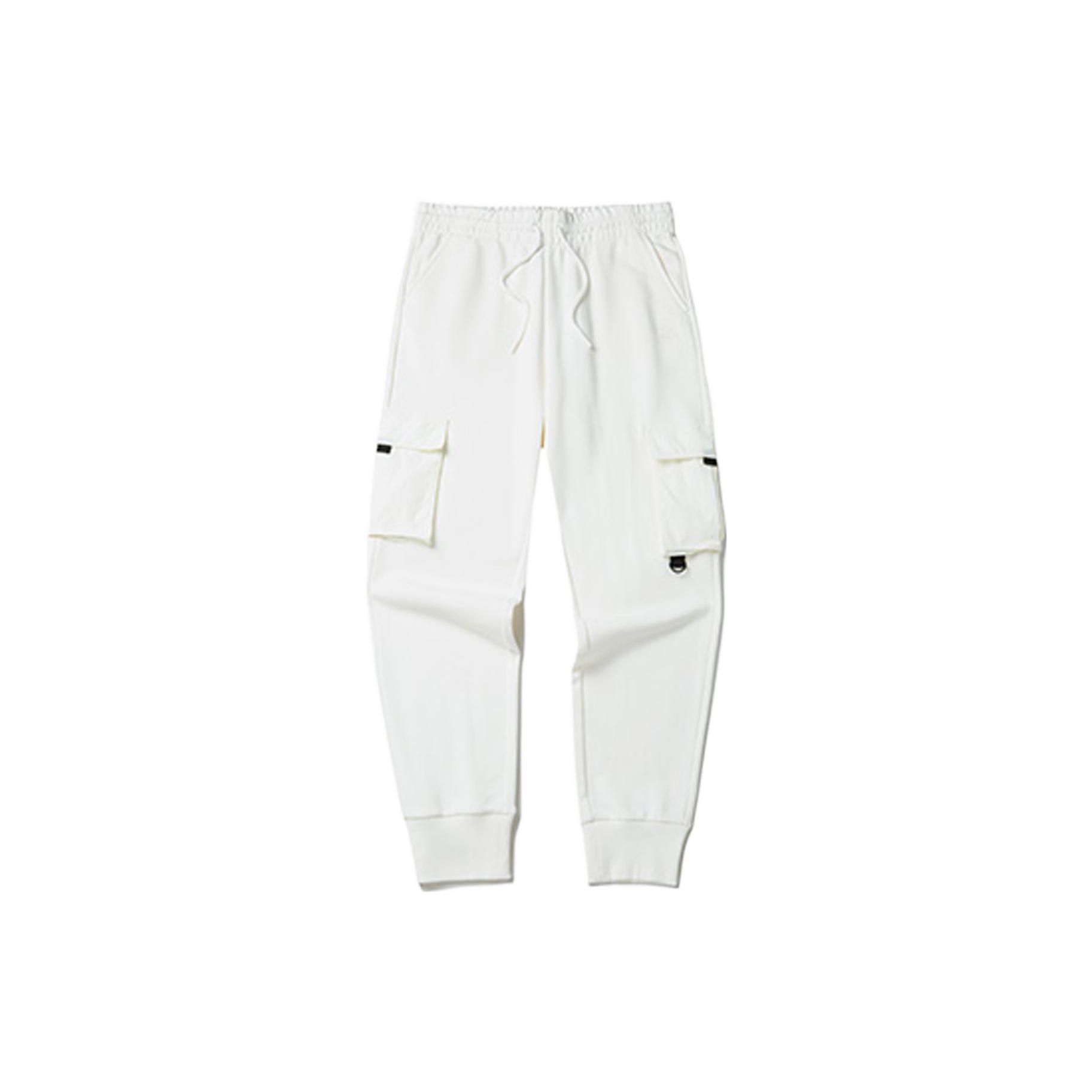 

Брюки женские Anta Solid Color Drawstring Multi Pocket Tapered, белые 162218320-3 L