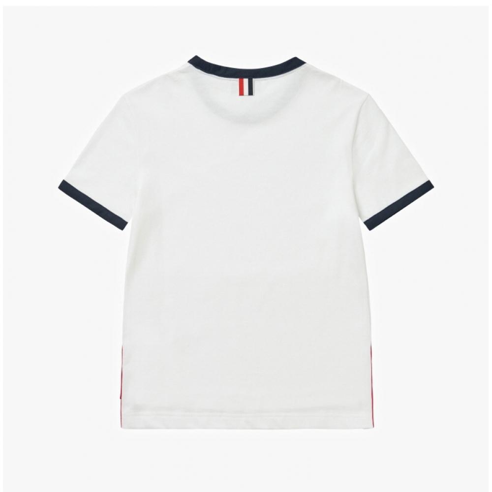 Tom Brown FjS075a 00042 100 ContraSt Trim Women S Short Sleeve Tee