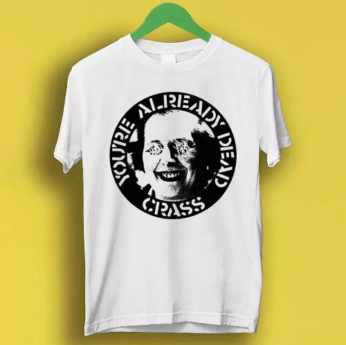 

Crass You’re Already Dead Punk Rock Retro Cool Gift Tee T Shirt P1686 3XL