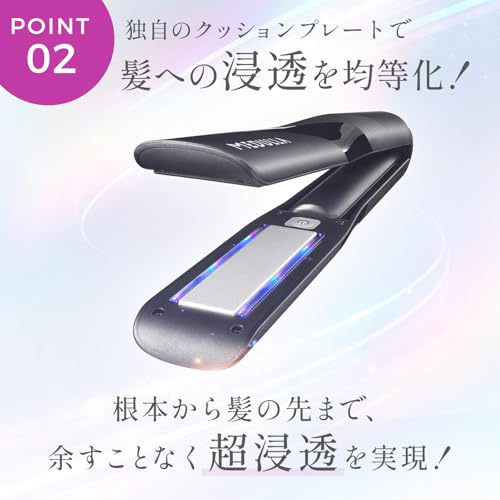 [Renewed with 18x Increased Penetration Rate] MEDULLA Ultra Shine Pro Ultrasonic Treatment Iron, Ultrasonic Treatment Iron, Hair Quality Improvement,