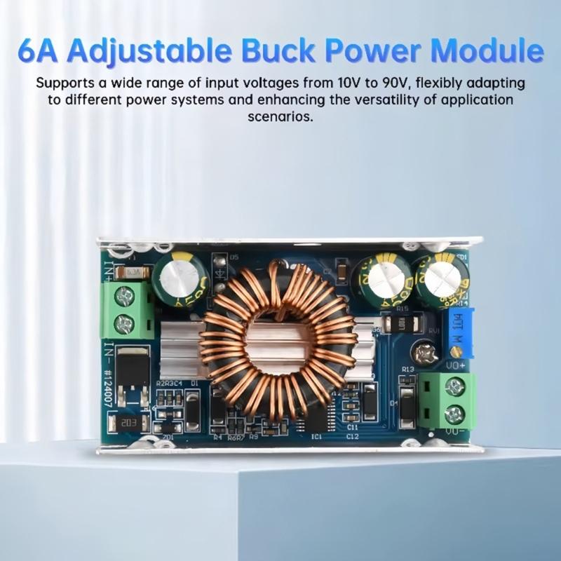 High Efficiency Stepping down Module Voltages Regulator 10-90V Input 100W Power Module For Battery Communication Devices