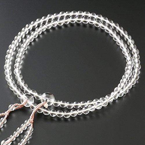 Kyoto Buddhist Altar Hayashi Prayer Beads Shingon Sect Shake 0 Genuine Crystal Official Ceremony Bag Kyoto Prayer Beads (For Women) [Bead Set] SW-038